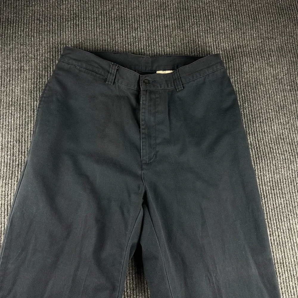 Polo Ralph Lauren Andrew Pant Men 38x30 Black Chino Trousers Straight Leg Cotton